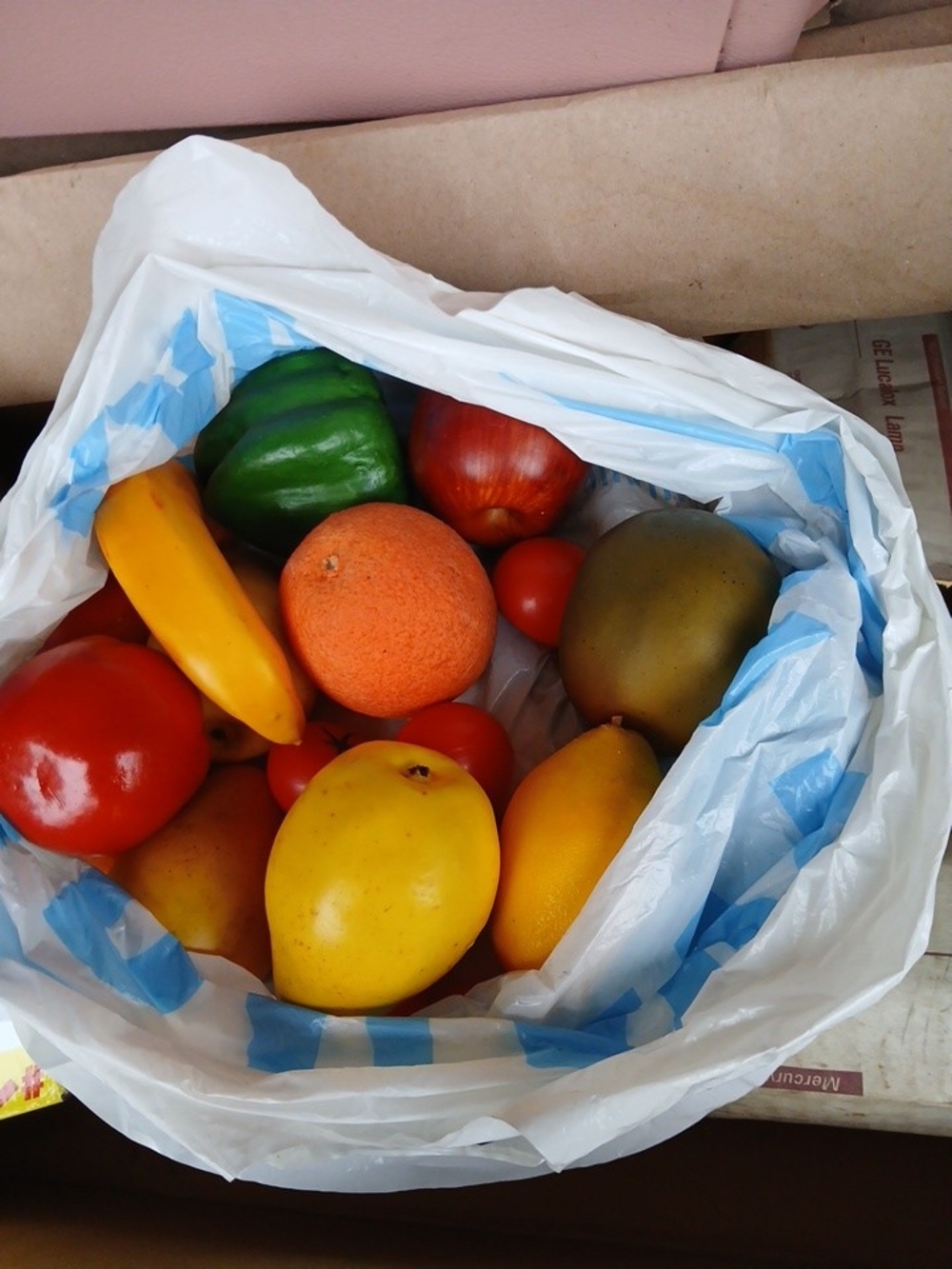 Plastic Fruit And Veggies For Display